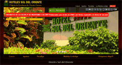 Desktop Screenshot of hotelessoldeloriente.com